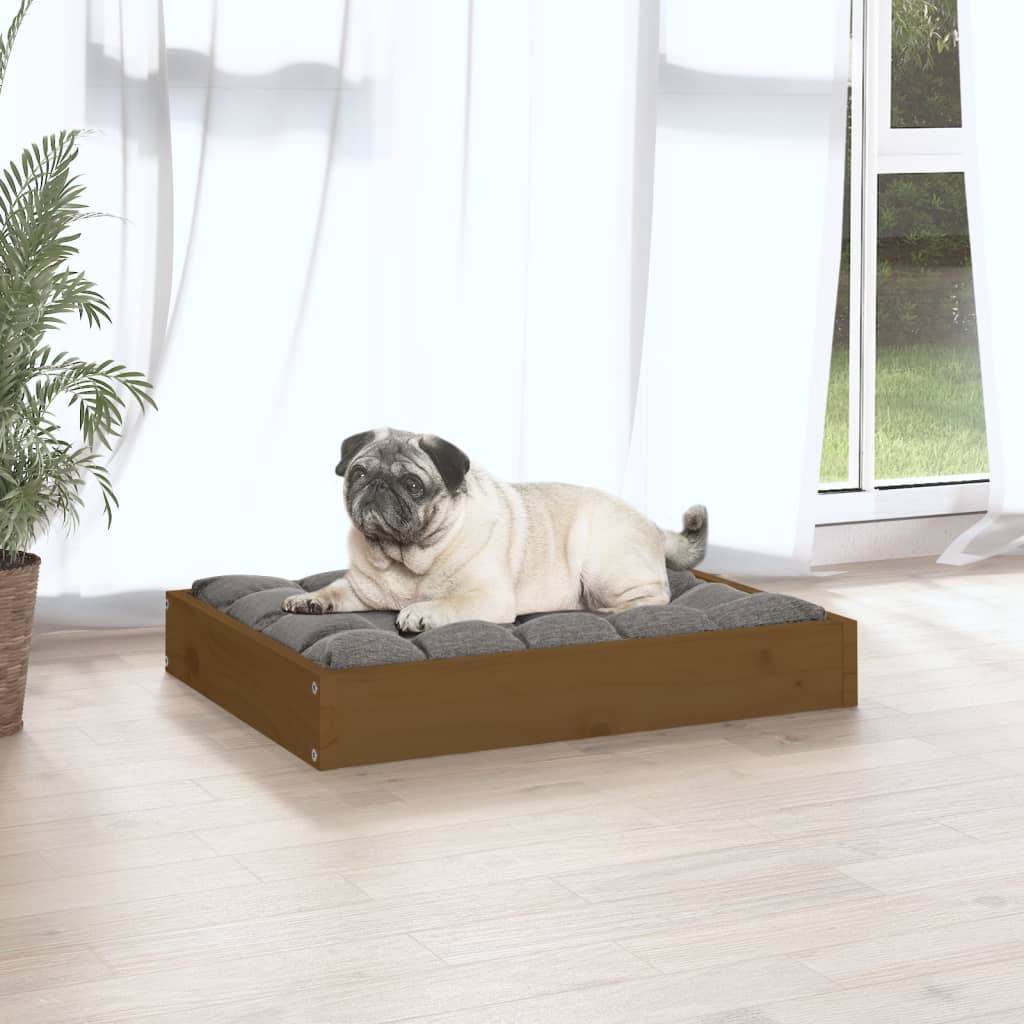 vidaXL Dog Bed Dog Sofa Bed Pet Couch Seat with Wooden Frame Solid Wood Pine