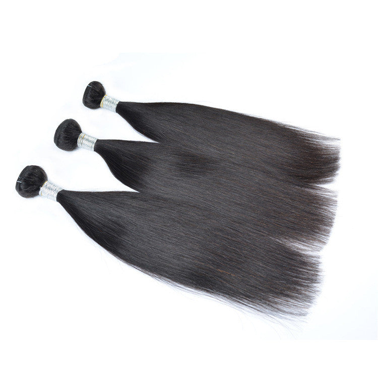 Real Hair Wigs Straight Hair Bundles