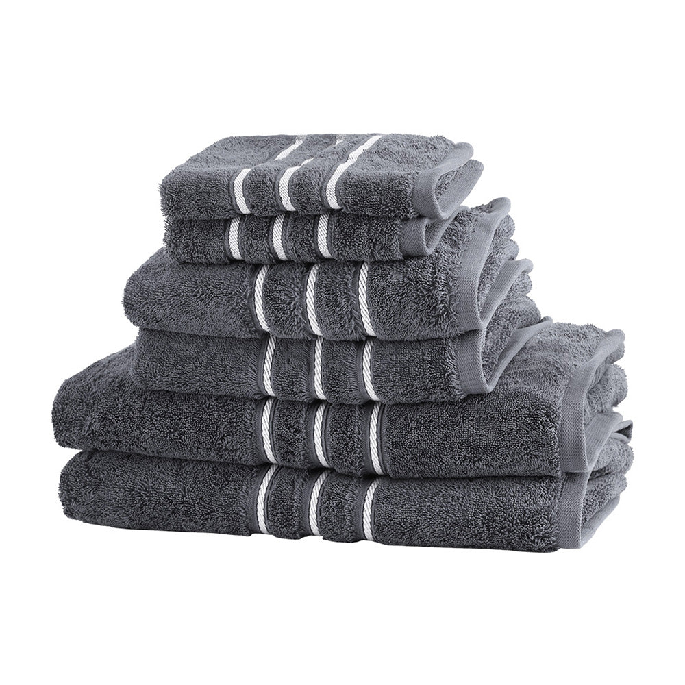 NNEDSZ 6 Pack Bath Towels Set Cotton Towel Grey