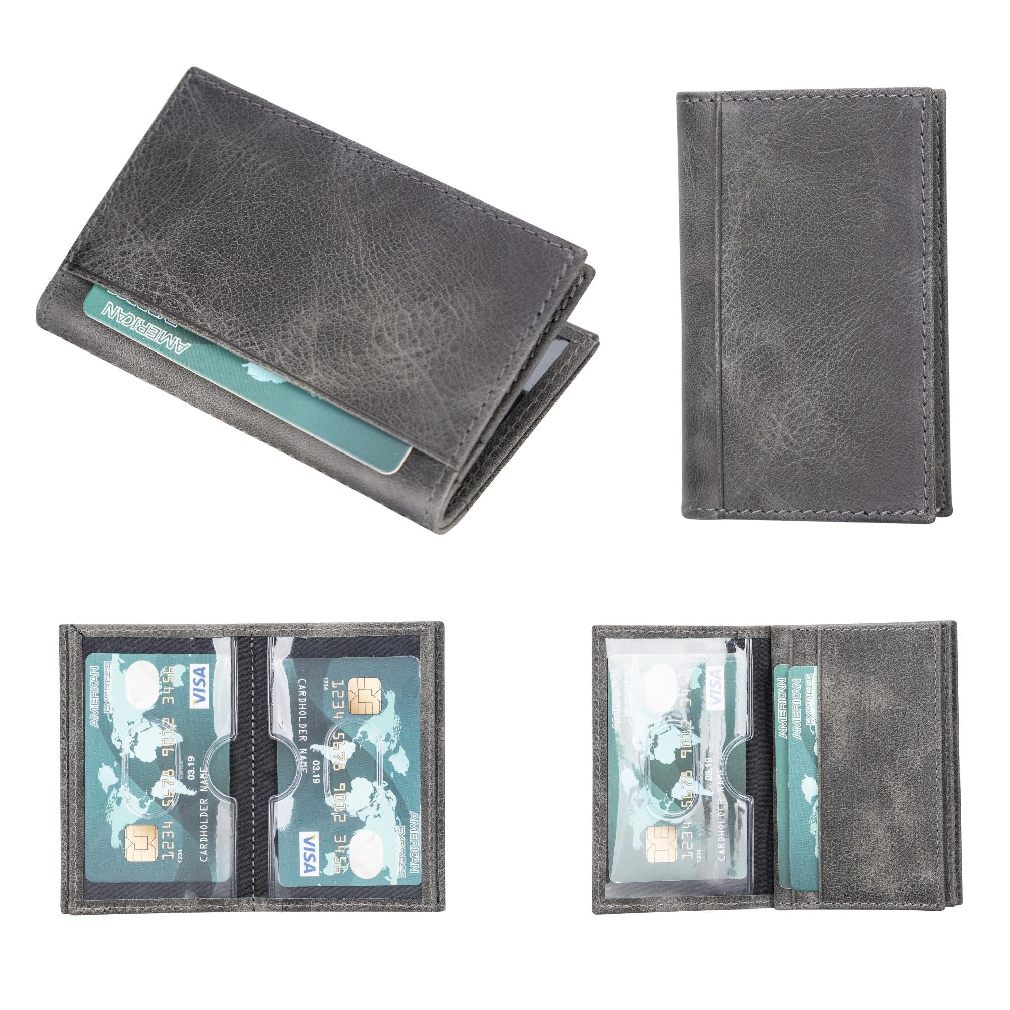 Denver Luxury Full-Grain Leather Cardholder for Men