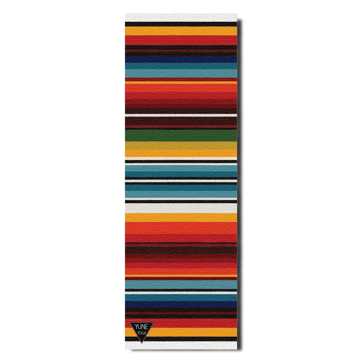 Elk Meadow Yoga Mat – 6 mm Extra Thick, Double-Sided Non-Slip, Eco-Friendly PER with Multi-Color Meadow Design | Yune Yoga