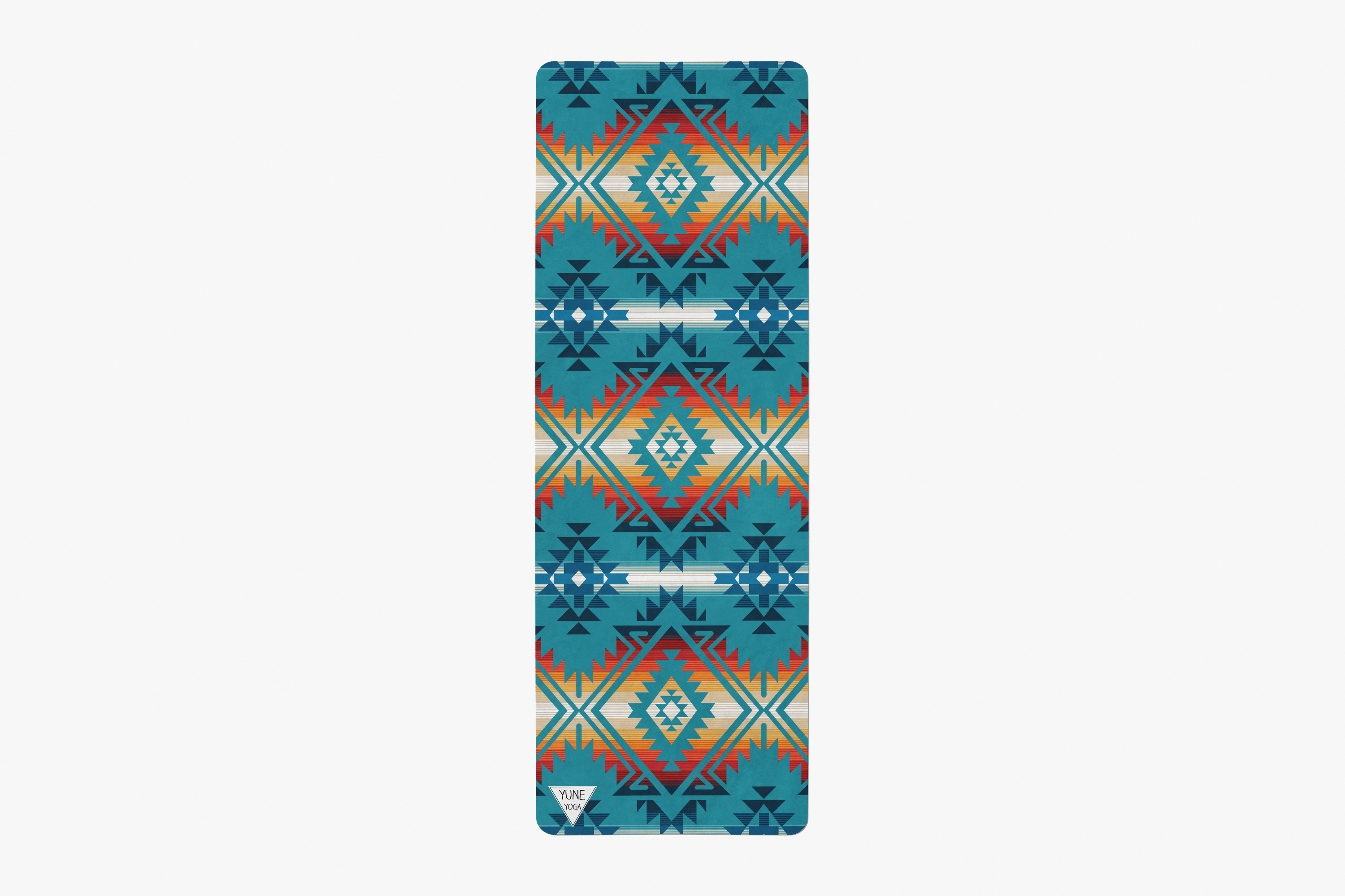 Jerome Turquoise Foldable Travel Yoga Mat – 2mm Lightweight, Non-Slip, Eco-Friendly Mat for On-the-Go Practice | Yune Yoga