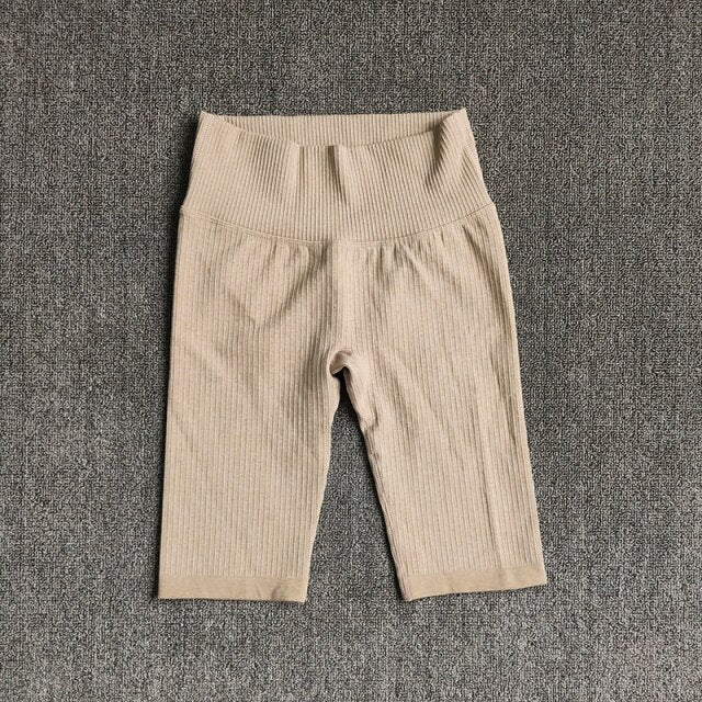 Seamless Fitness Women Yoga Shorts High Waist Workout Shorts Hip Push Up Yoga Running Shorts Sport Gym Leggings