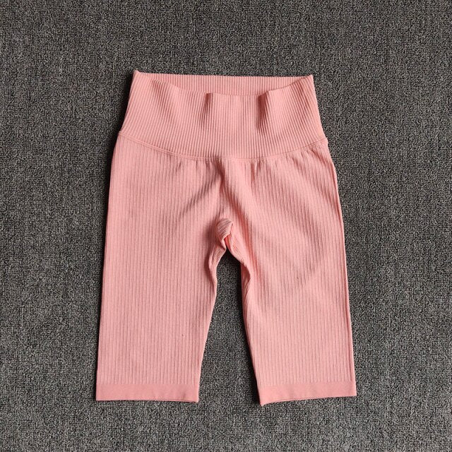 Seamless Fitness Women Yoga Shorts High Waist Workout Shorts Hip Push Up Yoga Running Shorts Sport Gym Leggings