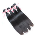 Human Hair Bundles 100% Brazilian Virgin Hair Weaves Silky Straight