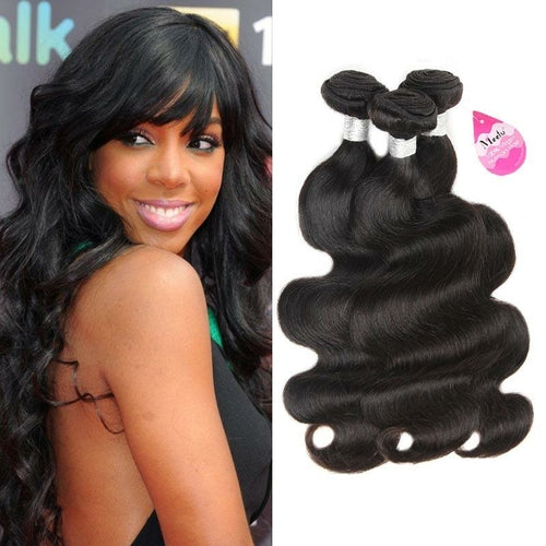 10A Brazilian Virgin Hair Body Wave 100% Human Hair Weave 3 Bundles